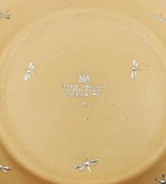 Emilia Castillo Large Porcelain Pure Silver Monstera Leaf Bowl Taxco Mexico - 4366344