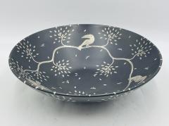 Emilia Castillo Large Serving Decorative Bowl in Pure Silver Porcelain by Emilia Castillo - 4129015