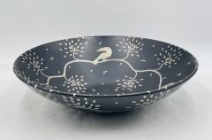 Emilia Castillo Large Serving Decorative Bowl in Pure Silver Porcelain by Emilia Castillo - 4129016