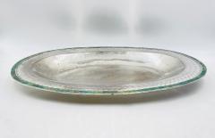 Emilia Castillo Massive Emilia Castillo Silver Plate Malachite Taxco Serving Bowl Hand Signed - 4712738