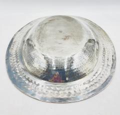 Emilia Castillo Massive Emilia Castillo Silver Plate Malachite Taxco Serving Bowl Hand Signed - 4712743
