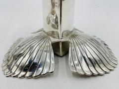 Emilia Castillo Pair of Silver Plated Candle Holders by Emilia Castillo Mexican Modernism - 4712864