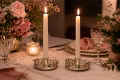 Emilia Castillo Pair of Silver Plated Candle Holders by Emilia Castillo Mexican Modernism - 4727509