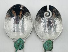 Emilia Castillo Silver Plated Serving Utensils by Emilia Castillo Mexico 1980s - 4129035