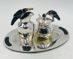 Emilia Castillo Silver Plated Toucan Tea Service by Emilia Castillo for Los Castillo Mexican - 4714072