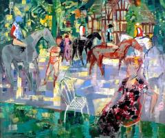 Emilio Grau Sala Padock en Normandie 1962 - 4380918