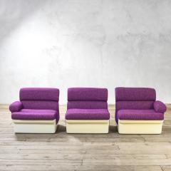 Emilio Guarnacci Guarnacci Padovano and Vagnoni for 1P Attr Modular Sofa 70s - 2998632