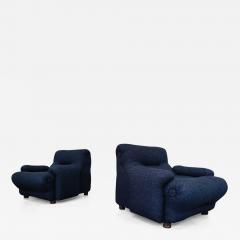 Emilio Guarnacci Pair of Rezia Lounge Chairs by Emilio Guarnacci Felix Padovano for 1P - 2965185