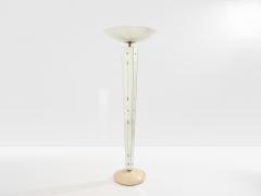 Emilio Lancia Emilio Lancia mirrored painted wood brass floor lamp 1940 - 4494821