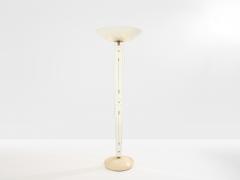 Emilio Lancia Emilio Lancia mirrored painted wood brass floor lamp 1940 - 4494823