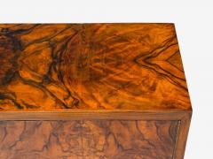 Emilio Lancia attr Italian Modern Walnut Root Brass Commode Italy 1930s - 4244172