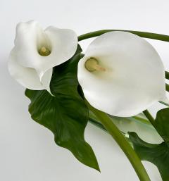 Emilio Robbia Cala Lily Sculptural Floral Arrangement Centerpiece - 4529984