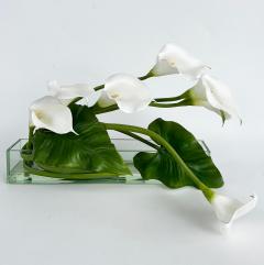 Emilio Robbia Cala Lily Sculptural Floral Arrangement Centerpiece - 4530032