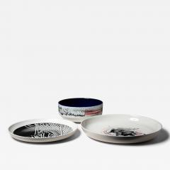 Emilio Scanavino Set of Three Ceramic Pieces by Emilio Scanavino for Cedit - 4730480