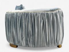 Emma Curved Sofa by Haute House for Neiman Marcus Hardwood Velvet - 4342121