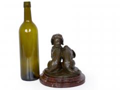 Emmanuel Fremiet French Antique Bronze Sculpture of Basset Hounds by E Fremiet Barbedienne - 1017716