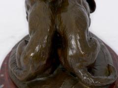 Emmanuel Fremiet French Antique Bronze Sculpture of Basset Hounds by E Fremiet Barbedienne - 1017718