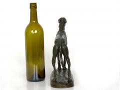Emmanuel Fremiet French Antique Bronze Sculpture of a Greyhound Dog by Emmanuel Fremiet - 1009525