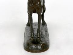 Emmanuel Fremiet French Antique Bronze Sculpture of a Greyhound Dog by Emmanuel Fremiet - 1009528