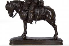 Emmanuel Fremiet Soldier on Horseback bronze sculpture Emmanuel Fremiet French 1824 1910  - 727517