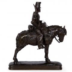 Emmanuel Fremiet Soldier on Horseback bronze sculpture Emmanuel Fremiet French 1824 1910  - 727522