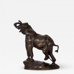 Emmanuel Fremiet Young Trapped Elephant sculpture Emmanuel Fremiet French 1824 1910  - 764346