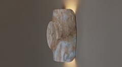 Emmanuel Levet Stenne Kuros pink marble wall light by Emmanuel Levet Stenne - 3429556