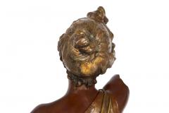 Emmanuel Villanis Bronze Sculpture Bust of Thais - 4805020