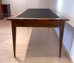 Empire Bureau Plat Partner Desk with Six Drawers Walnut France circa 1810 - 1781246