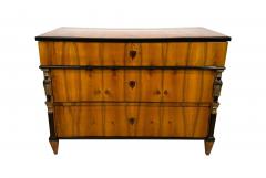 Empire Commode Walnut Veneered with Caryatids Austria Vienna circa 1810 15 - 3979783