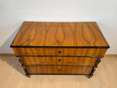Empire Commode Walnut Veneered with Caryatids Austria Vienna circa 1810 15 - 3979788