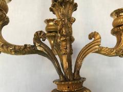 Empire Dor Bronze Candelabra Lamp Having a Patinated Woman Mounted as a Lamp - 2980931