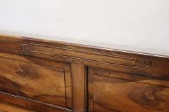 Empire Early 19th Century Solid Walnut Antique Bench - 3452875