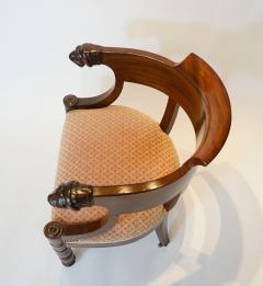 Empire Mahogany Fauteuil De Bureau France circa 1810 - 789525