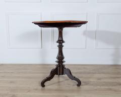 Empire Octagonal Sail Table in Walnut with Precious Wood Veneer Milan Early 19 - 4375379