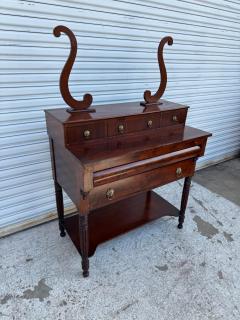 Empire Revival Biedermeier Style Mahogany Vanity without mirror - 4375783