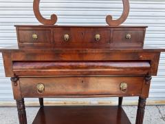 Empire Revival Biedermeier Style Mahogany Vanity without mirror - 4375815