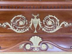 Empire Revival Mahogany Bronze Monumental Mirror and Console France 19th c  - 4402036