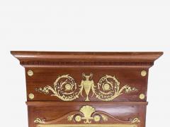 Empire Revival Mahogany Bronze Monumental Mirror and Console France 19th c  - 4402037