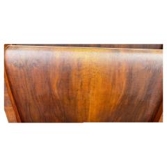 Empire Revival Period Burl Walnut Twin Size Sleigh Bed 2 available  - 4516512