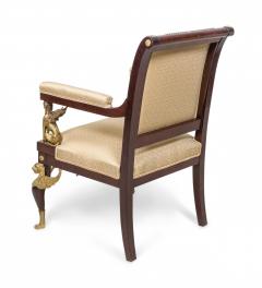 Empire Revival Upholstered Mahogany and Ormolu 7 Piece Salon Set - 2799446