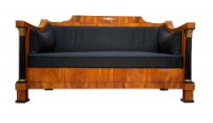 Empire Sofa Cherry Veneer Full Columns Horse Hair Germany circa 1815 - 1316271