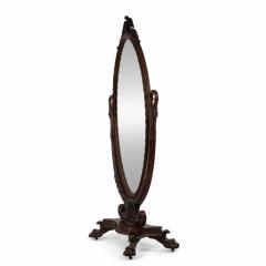 Empire Style Cheval Mirror with Zoomorphic Details - 1398126