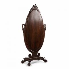 Empire Style Cheval Mirror with Zoomorphic Details - 1398127
