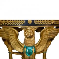 Empire Style Ormolu and Malachite Center Table - 3686832