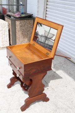 Empire Style Walnut Dressing Table - 3099652