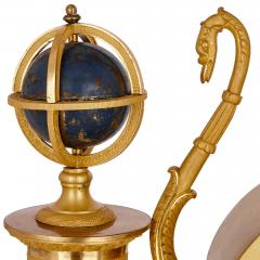 Empire period gilt bronze mantel clock - 3792691