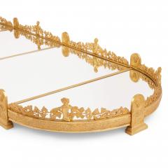 Empire style gilt bronze and mirror surtout de table centrepiece - 3224010