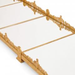 Empire style gilt bronze and mirror surtout de table centrepiece - 3224011