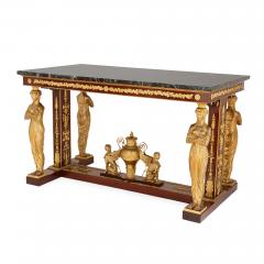 Empire style ormolu mounted mahogany antique centre table - 1548859